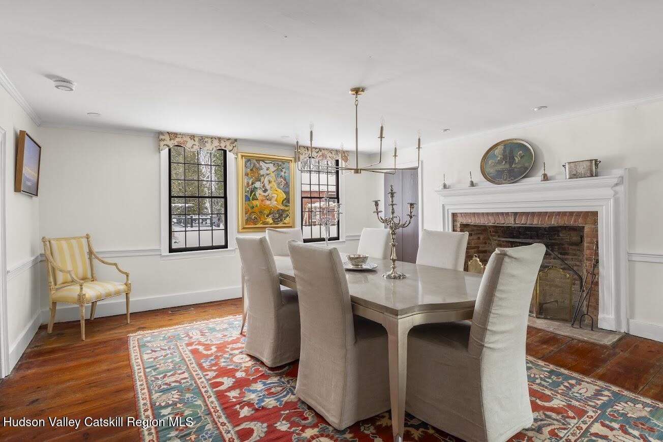 33 Broad Street Kinderhook, NY 12106 - Photo 26 of 76 24 - Formal dining room with fireplace