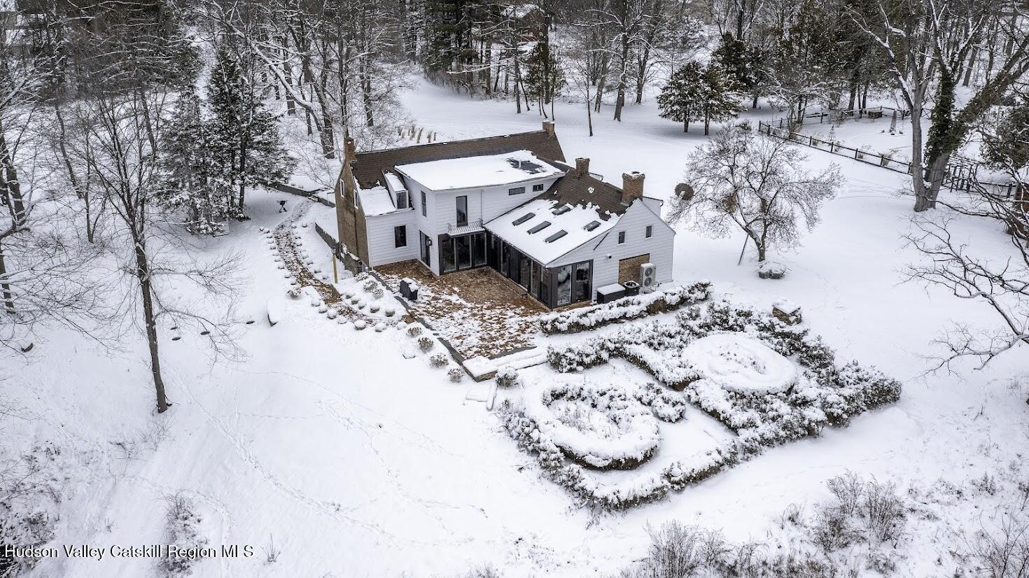 33 Broad Street Kinderhook, NY 12106 - Photo 80 of 83 74 - Bird's eye view of main house back