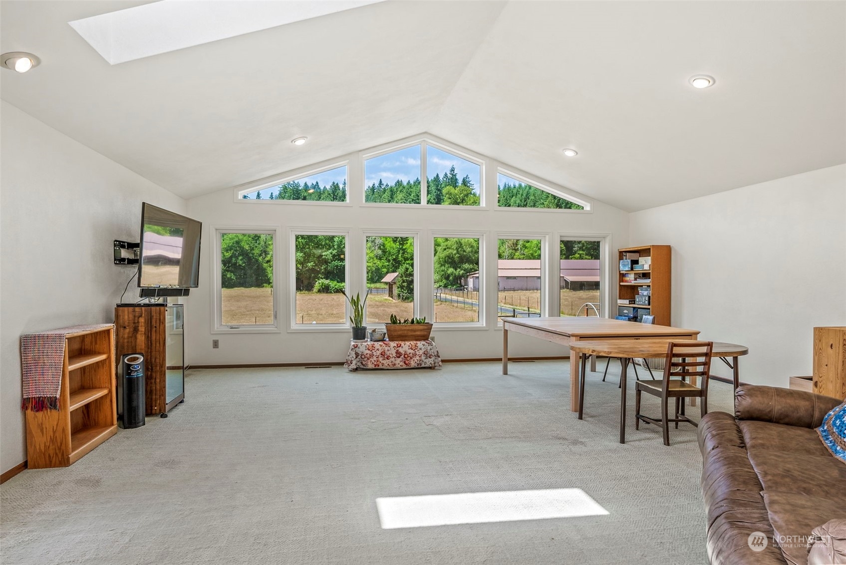 397 Deep Creek Road Chehalis, WA 98532 - Photo 16 of 34 a view of a livingroom with furniture and a large window
