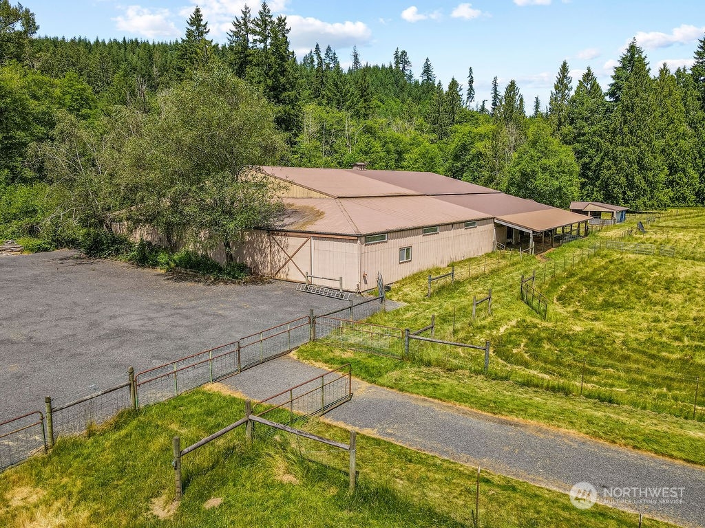 397 Deep Creek Road Chehalis, WA 98532 - Photo 27 of 34 a view of a yard with an outdoor space