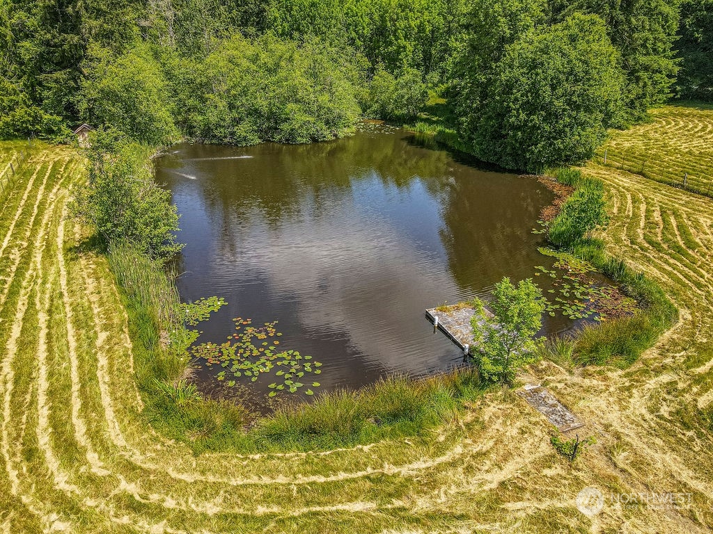 397 Deep Creek Road Chehalis, WA 98532 - Photo 32 of 34 a view of a lake with a yard