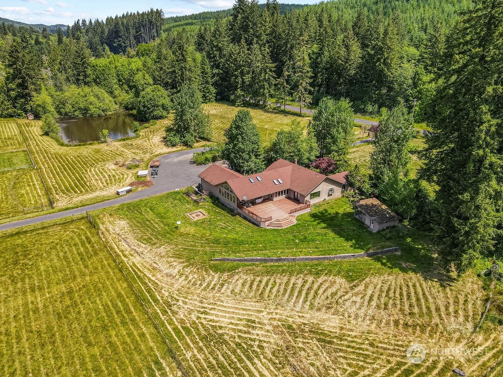 397 Deep Creek Road Chehalis, WA 98532 - Photo 5 of 34 a view of an outdoor space and a lake view