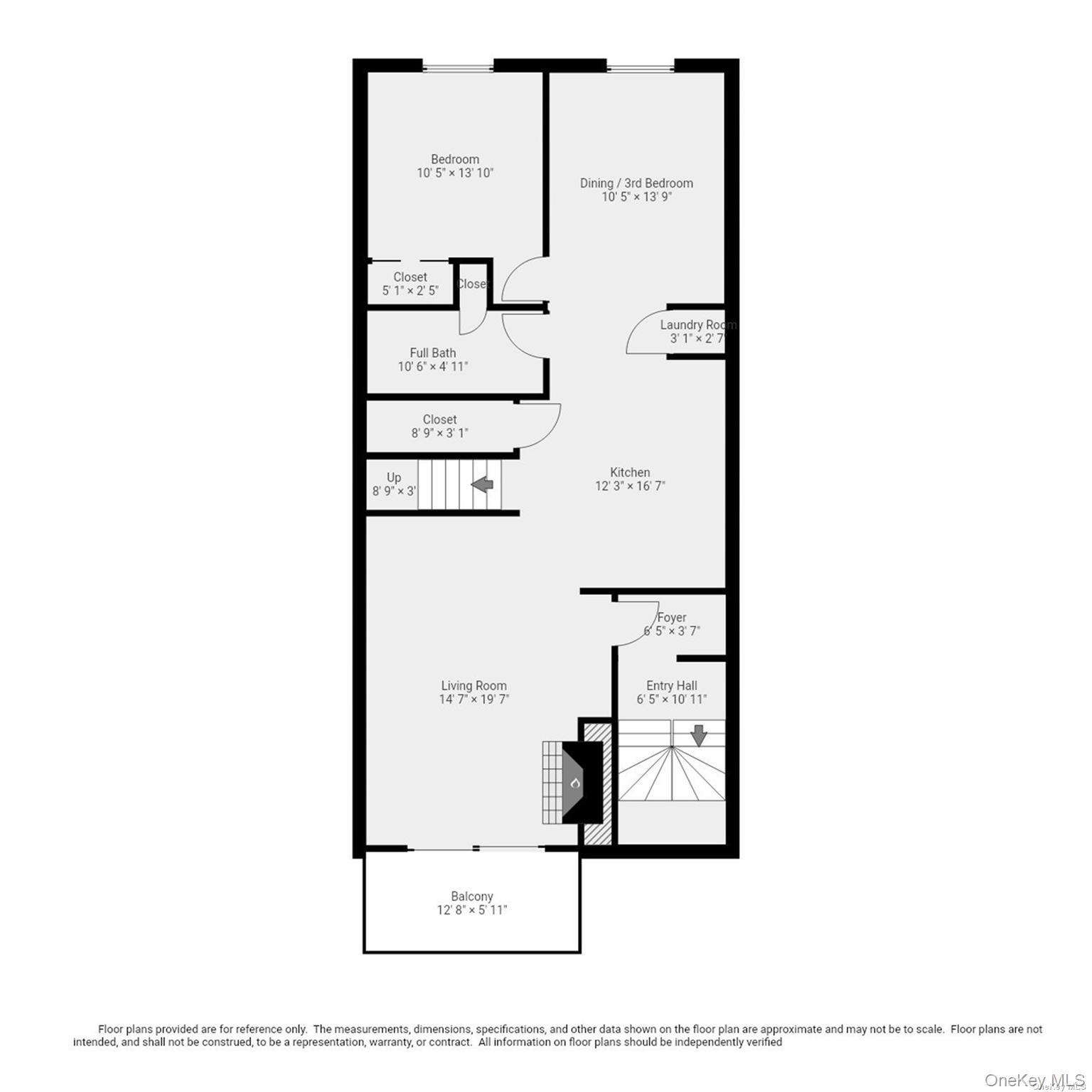 159 Monroe Boulevard, Unit UPPR Long Beach, NY 11561 - Photo 22 of 24 a picture of a floor plan