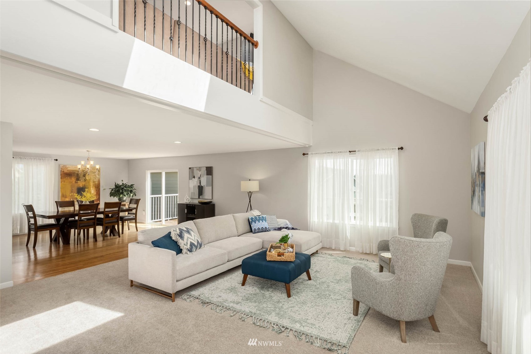 314 171st Street Southeast Bothell, WA 98012 - Photo 3 of 36 a living room with furniture and a large window