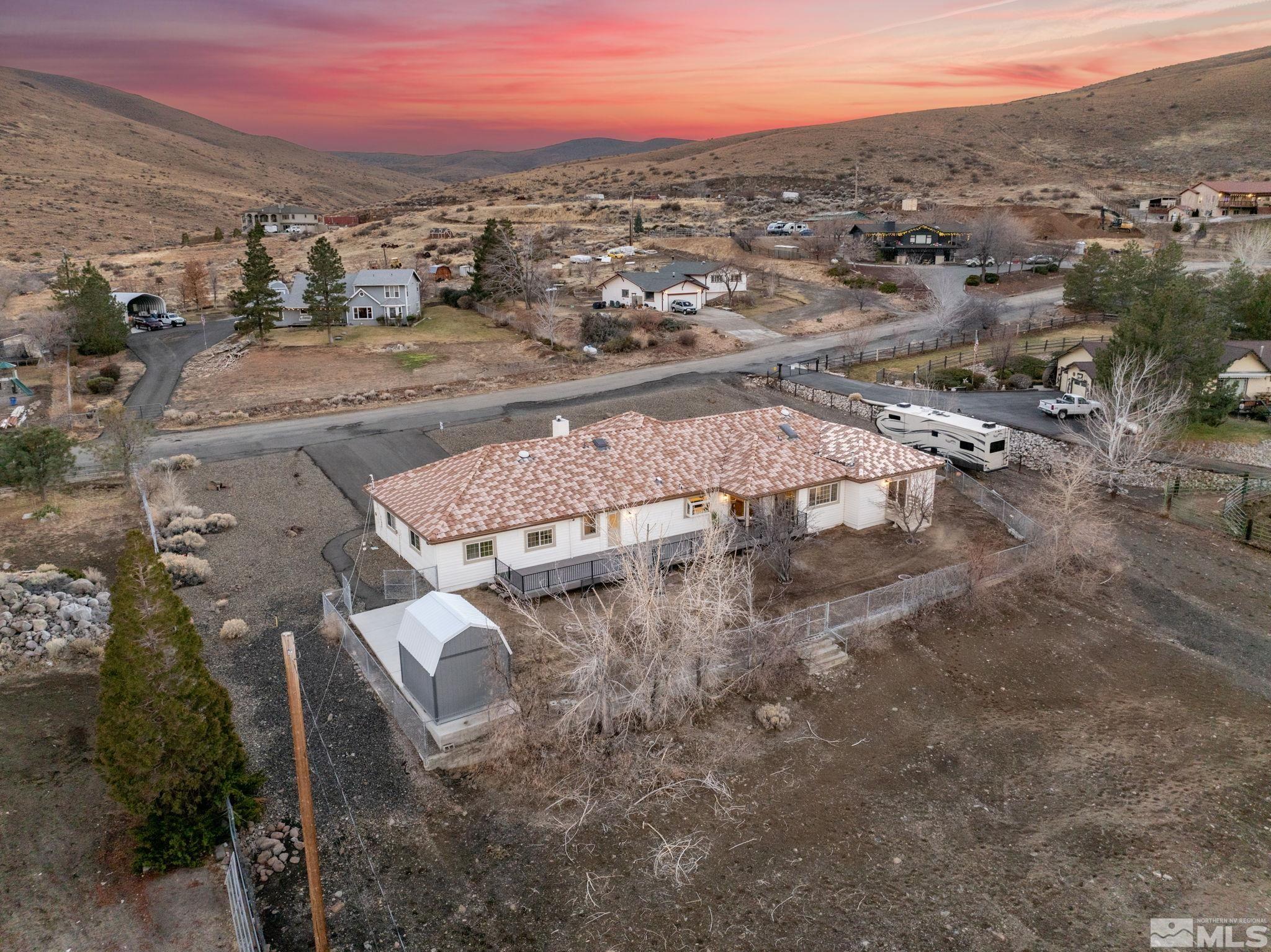 175 Del Mesa Circle Reno, NV 89521 - Photo 3 of 35 an aerial view of residential houses with outdoor space