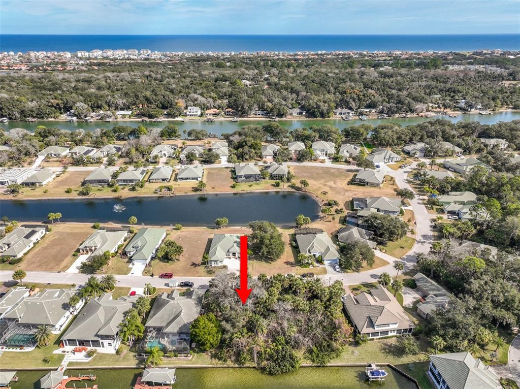 49 Longview Way North Palm Coast, FL 32137 - Photo 15 of 43 an aerial view of residential houses with outdoor space