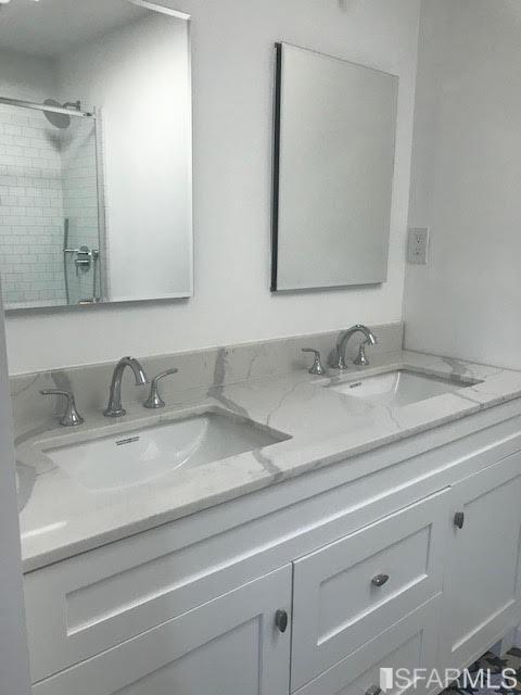 2 Oriole Road Orinda, CA 94563 - Photo 11 of 22 a bathroom with a sink and a mirror