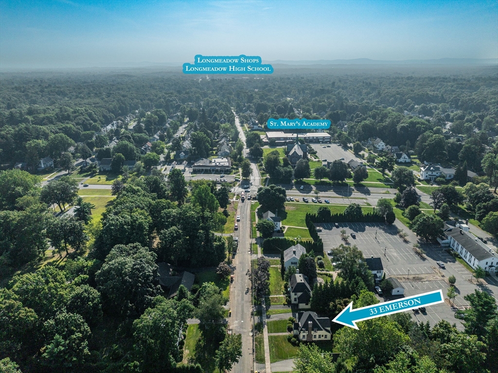 33 Emerson Road Longmeadow, MA 01106 - Photo 41 of 42 an aerial view of multiple house