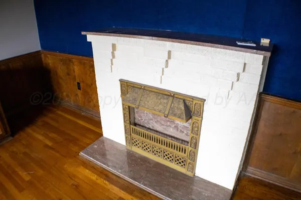 a view of a door and an outdoor space