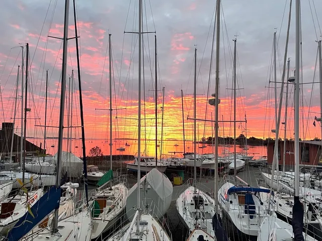 a view of dining room with large windows