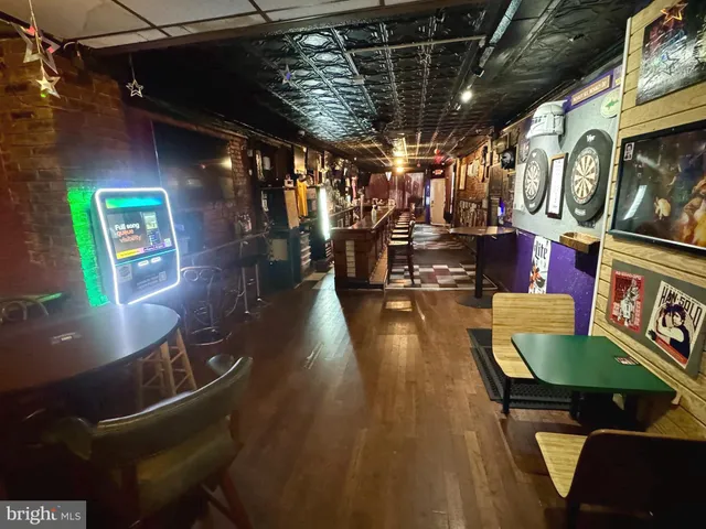 a view of an outdoor space with seating area