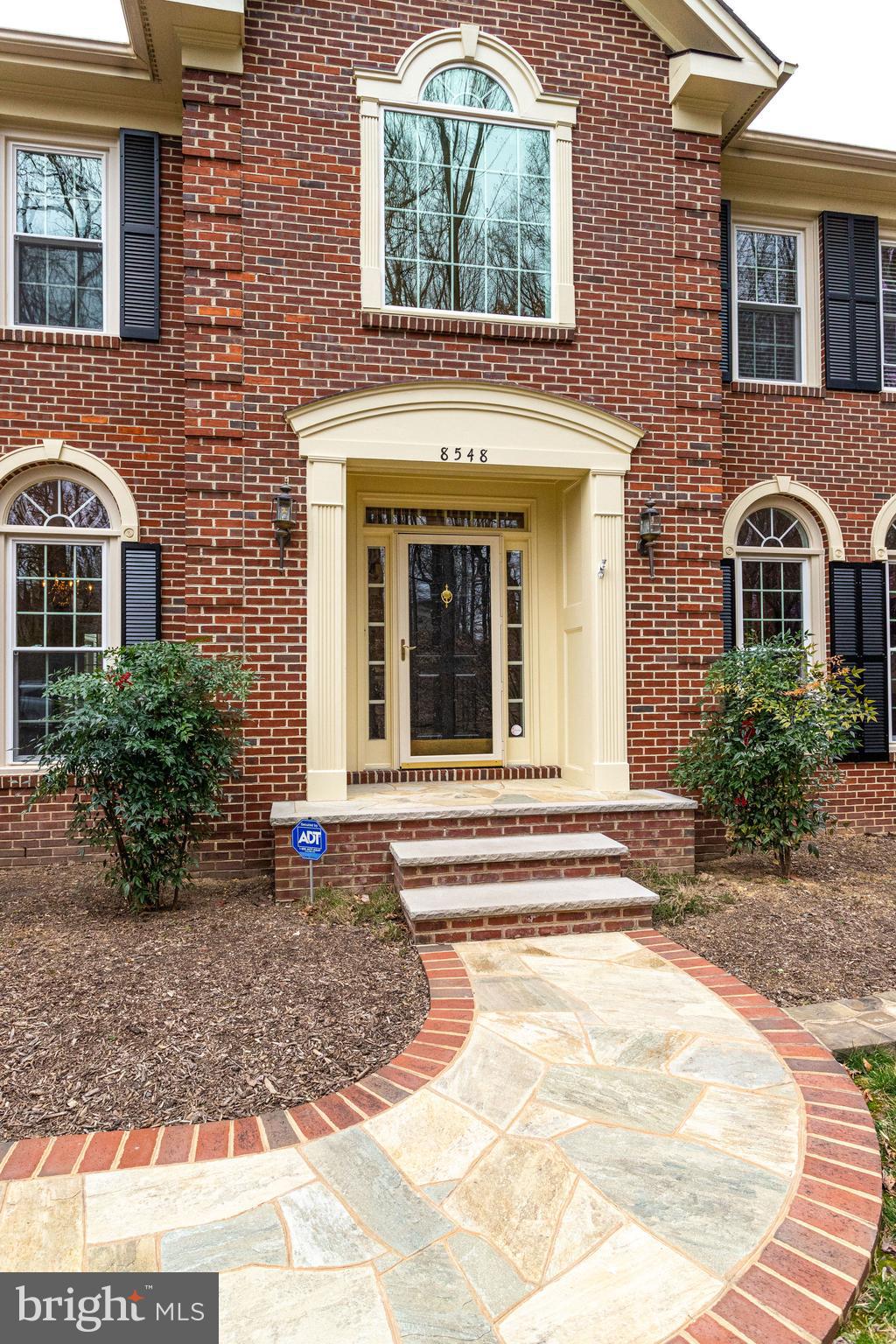 8548 Hooes Road Springfield, VA 22153 - Photo 2 of 53 Brick Front with Covered Porch