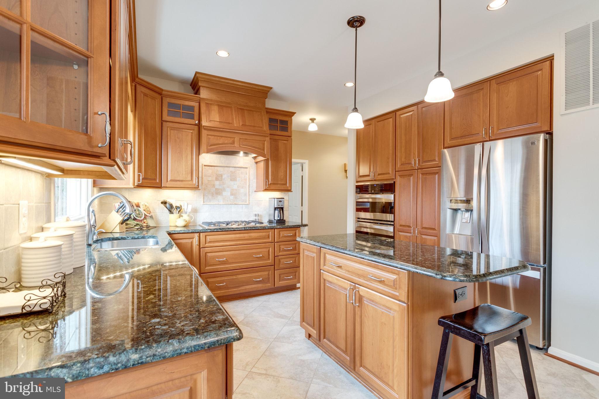 8548 Hooes Road Springfield, VA 22153 - Photo 14 of 53 Chef's Kitchen with Double Convection Ovens