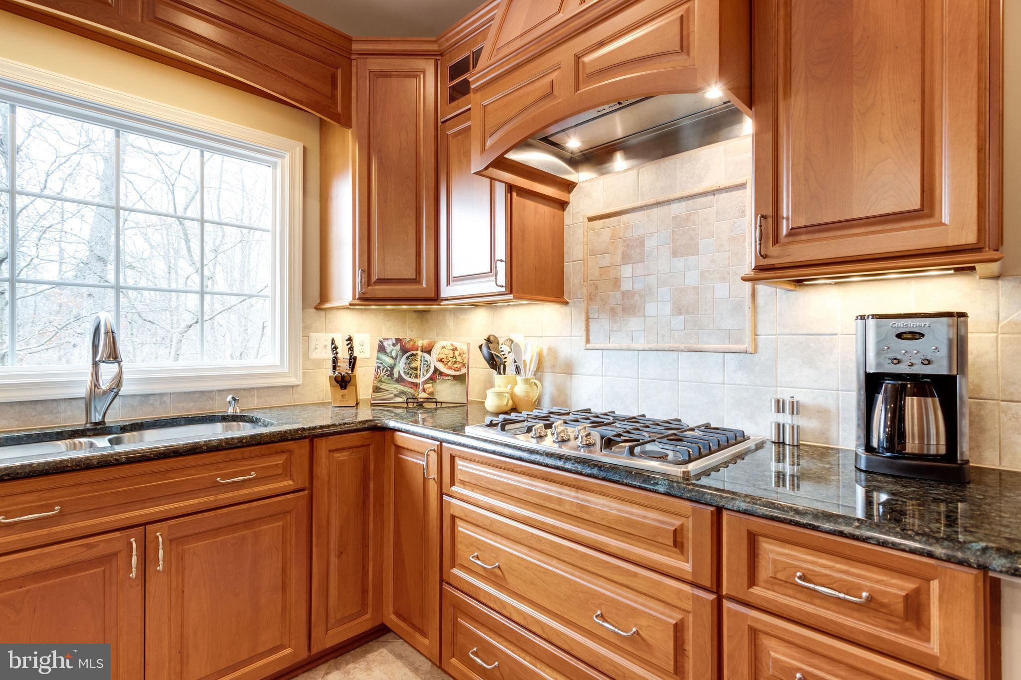 8548 Hooes Road Springfield, VA 22153 - Photo 15 of 53 Five Burner Gas Cooktop with Custom Vent