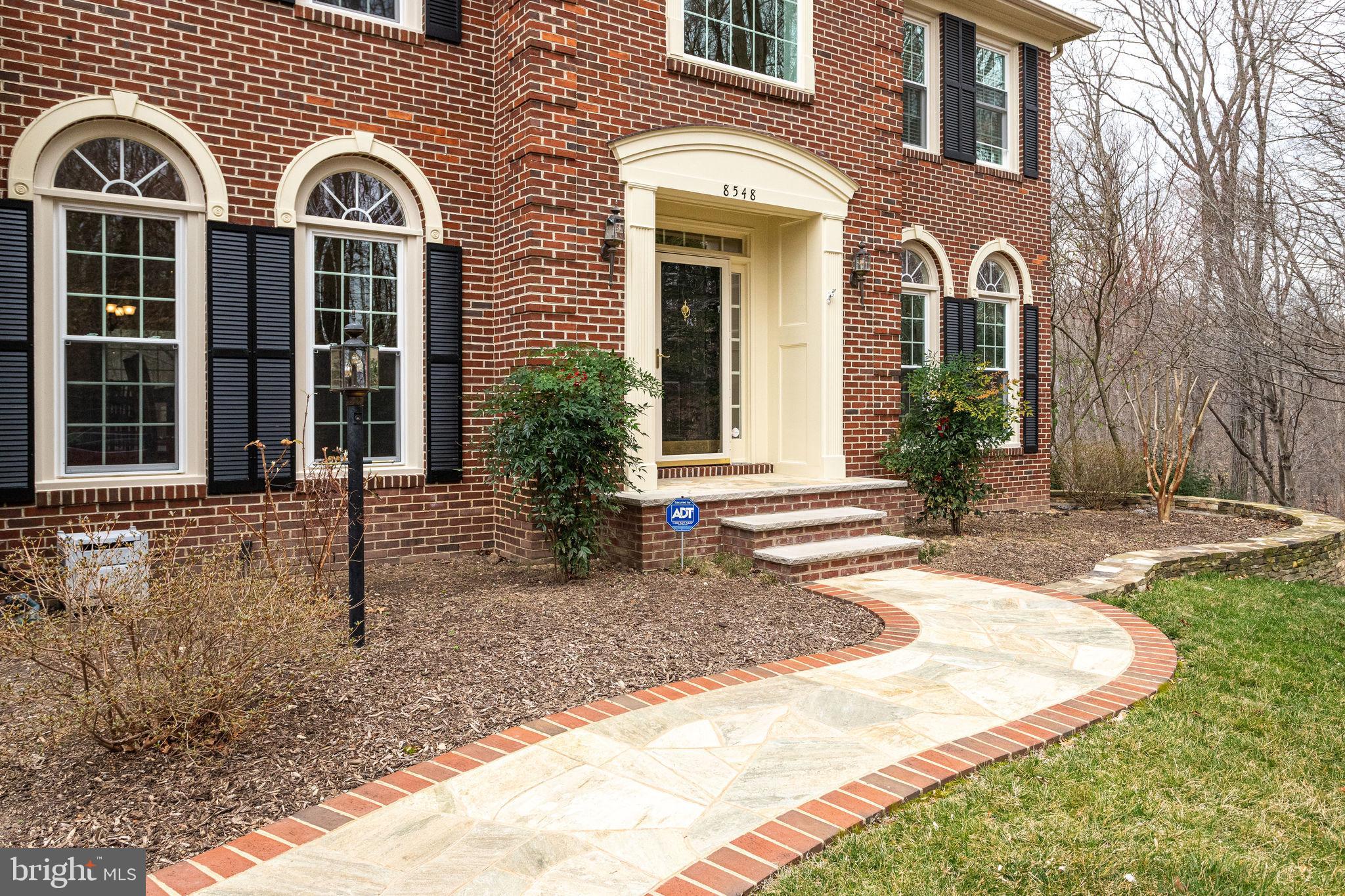 8548 Hooes Road Springfield, VA 22153 - Photo 3 of 53 This Lovely Slate & Brick Walkway Welcomes You