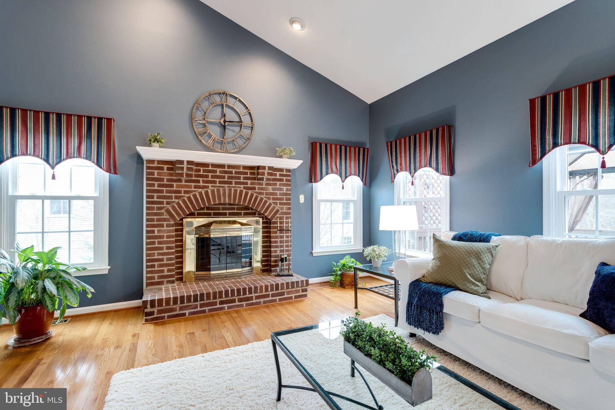 8548 Hooes Road Springfield, VA 22153 - Photo 26 of 53 Woodburning Fireplace & Recessed LIghts
