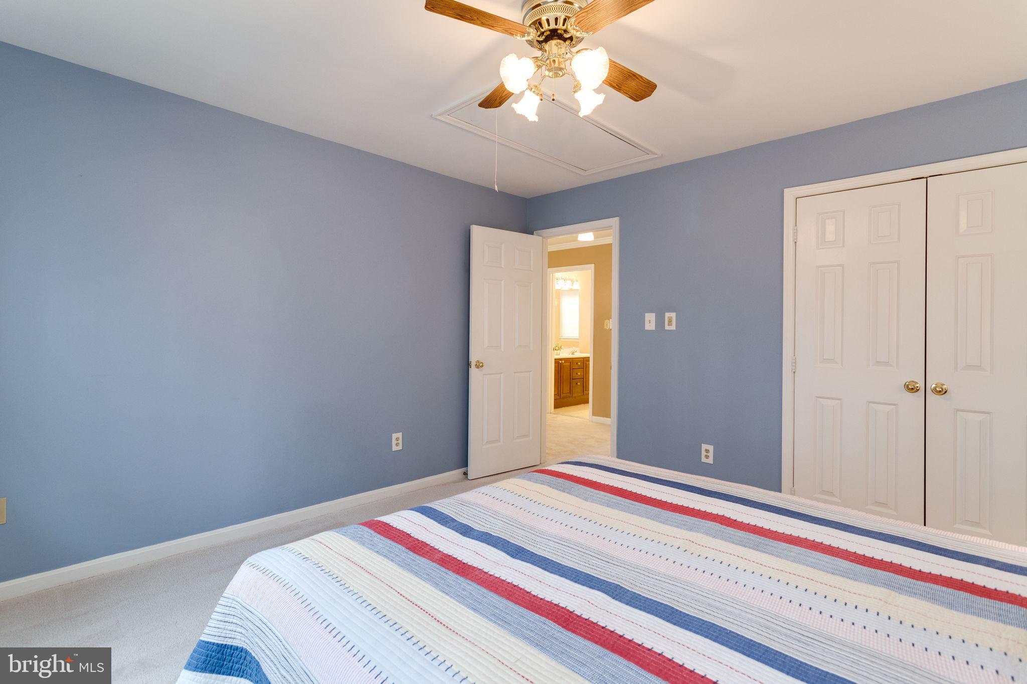 8548 Hooes Road Springfield, VA 22153 - Photo 29 of 53 Bedroom #2 has Pull-down Attic Stairs