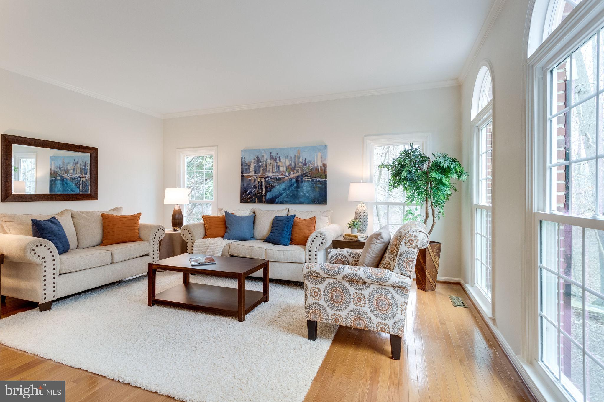 8548 Hooes Road Springfield, VA 22153 - Photo 7 of 53 Bright & Sunny Living Room