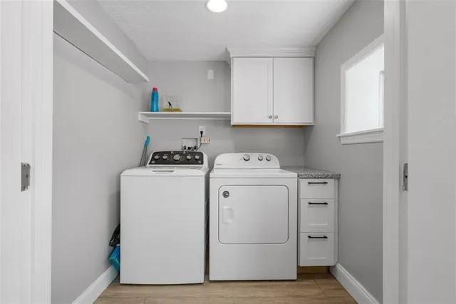a view of empty room with wooden ceiling