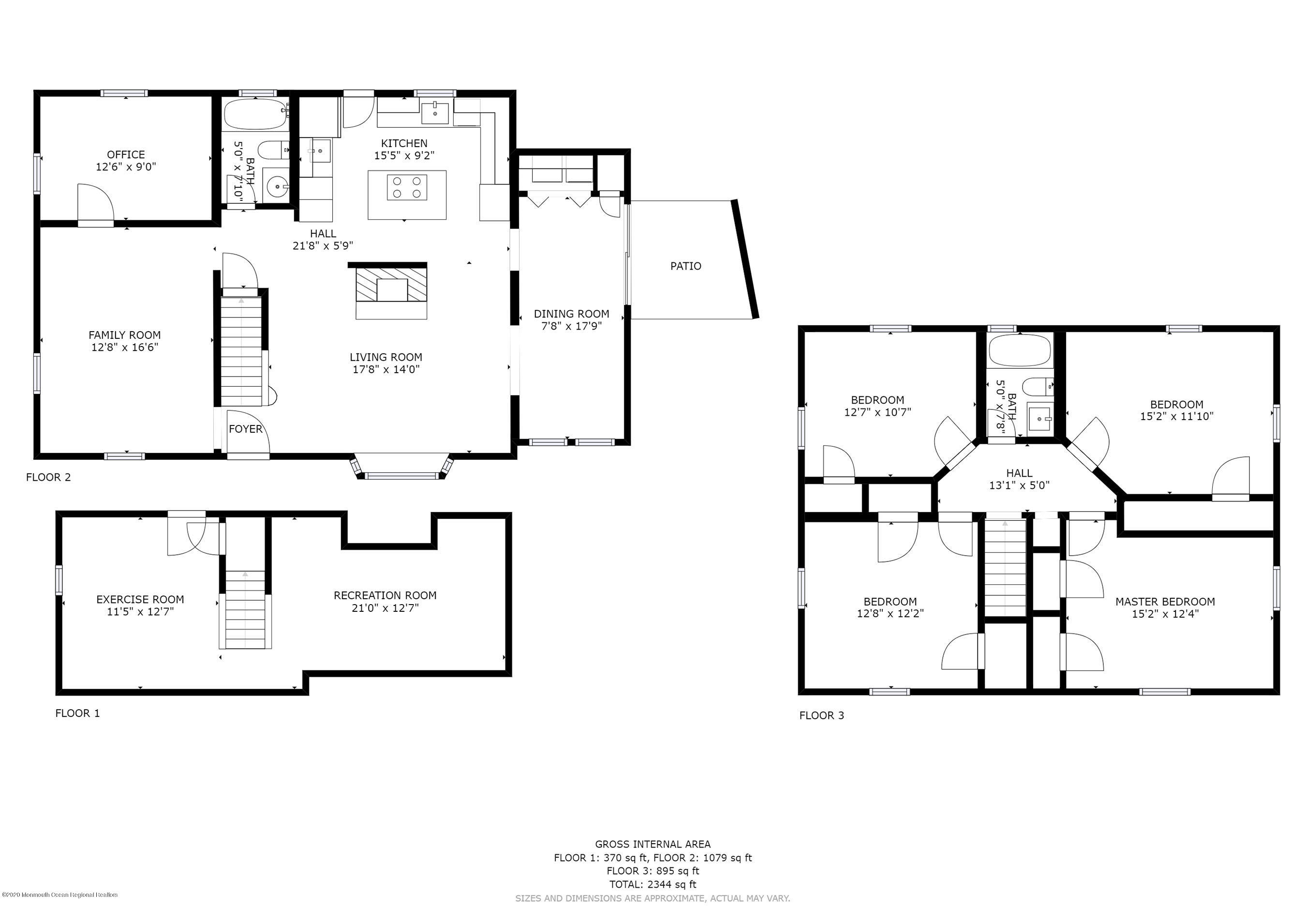 210 Pinckney Road Little Silver, NJ 07739 - Photo 28 of 28 a picture of a floor plan