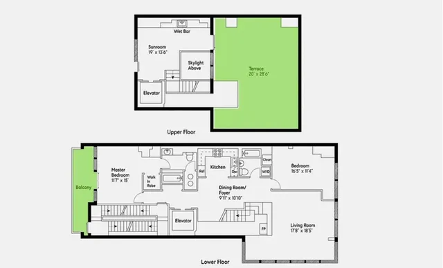 a view of a chairs and table in a patio