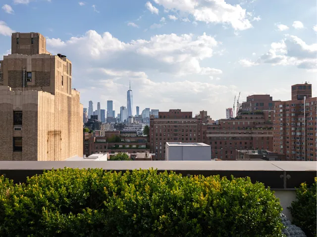 a view of a terrace with furniture