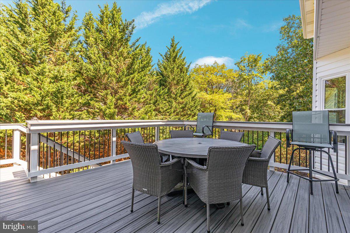 129 Old Wagon Road Winchester, VA 22602 - Photo 29 of 59 a view of a deck with furniture and wooden floor