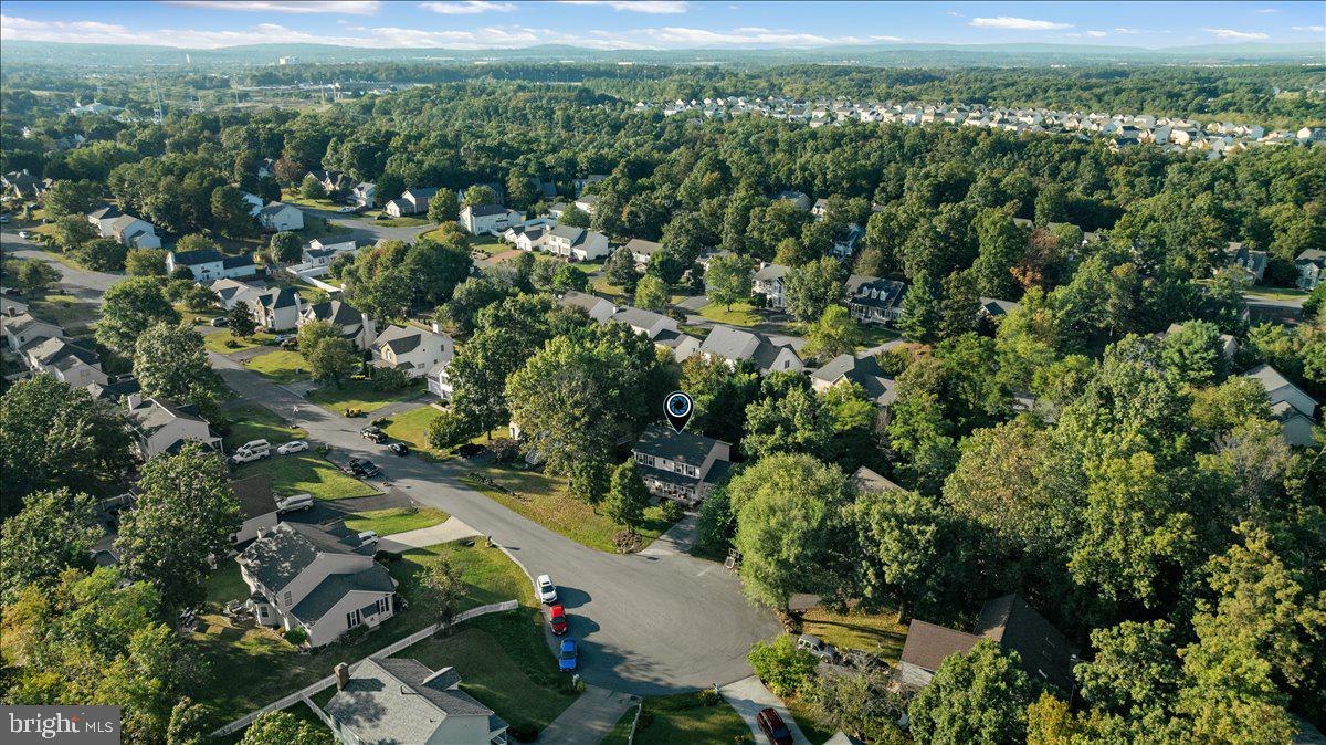 129 Old Wagon Road Winchester, VA 22602 - Photo 48 of 59 an aerial view of residential houses with outdoor space and trees
