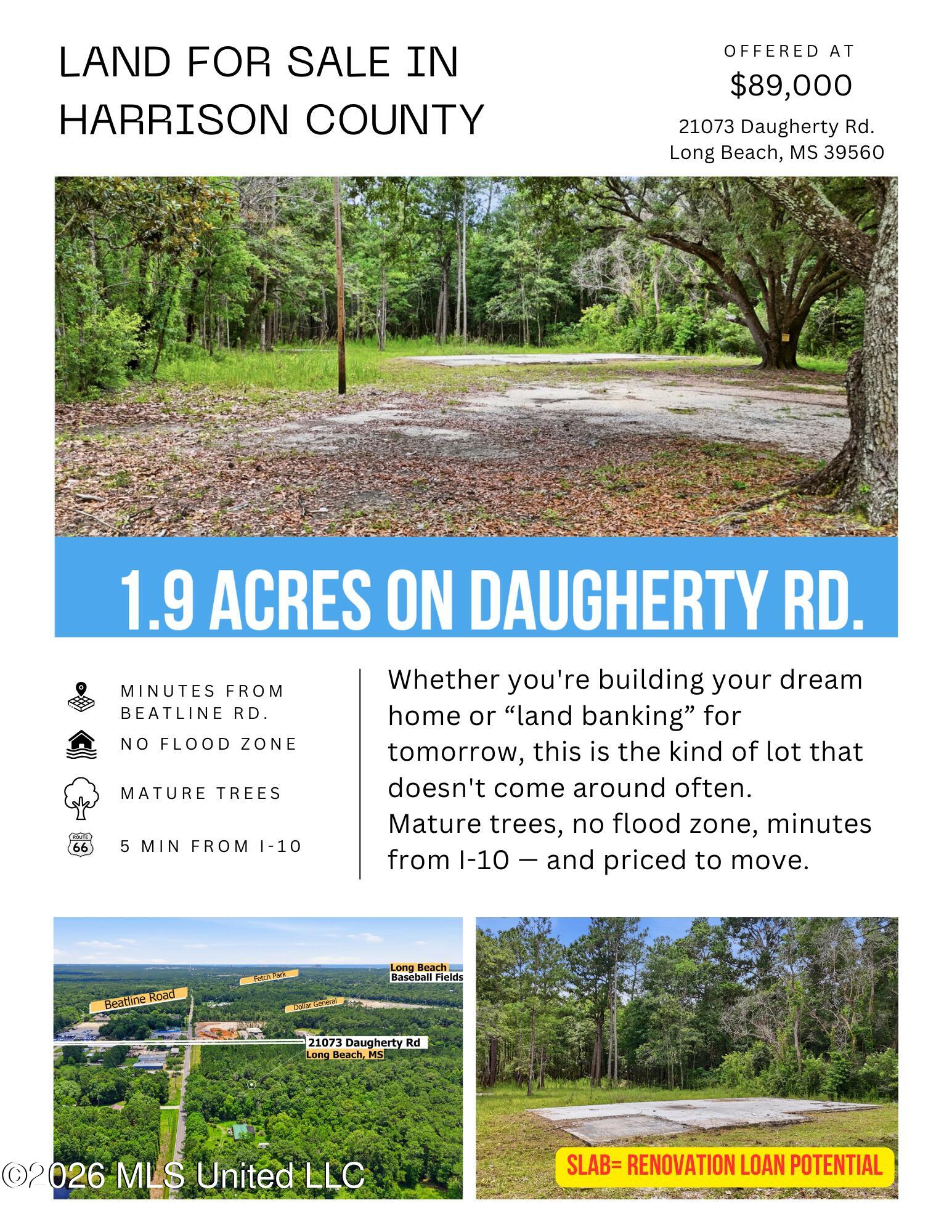 21073 Daugherty Road Long Beach, MS 39560 - Photo 8 of 18 Land Flyer Unbranded