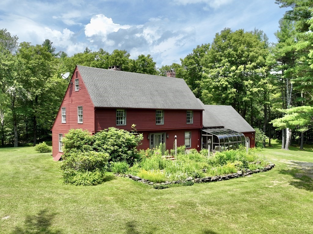 62 West Branch Road Ashfield, MA 01330 - Photo 1 of 42 a aerial view of a house with yard and green space