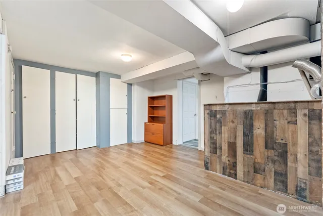 a view of a storage & utility room