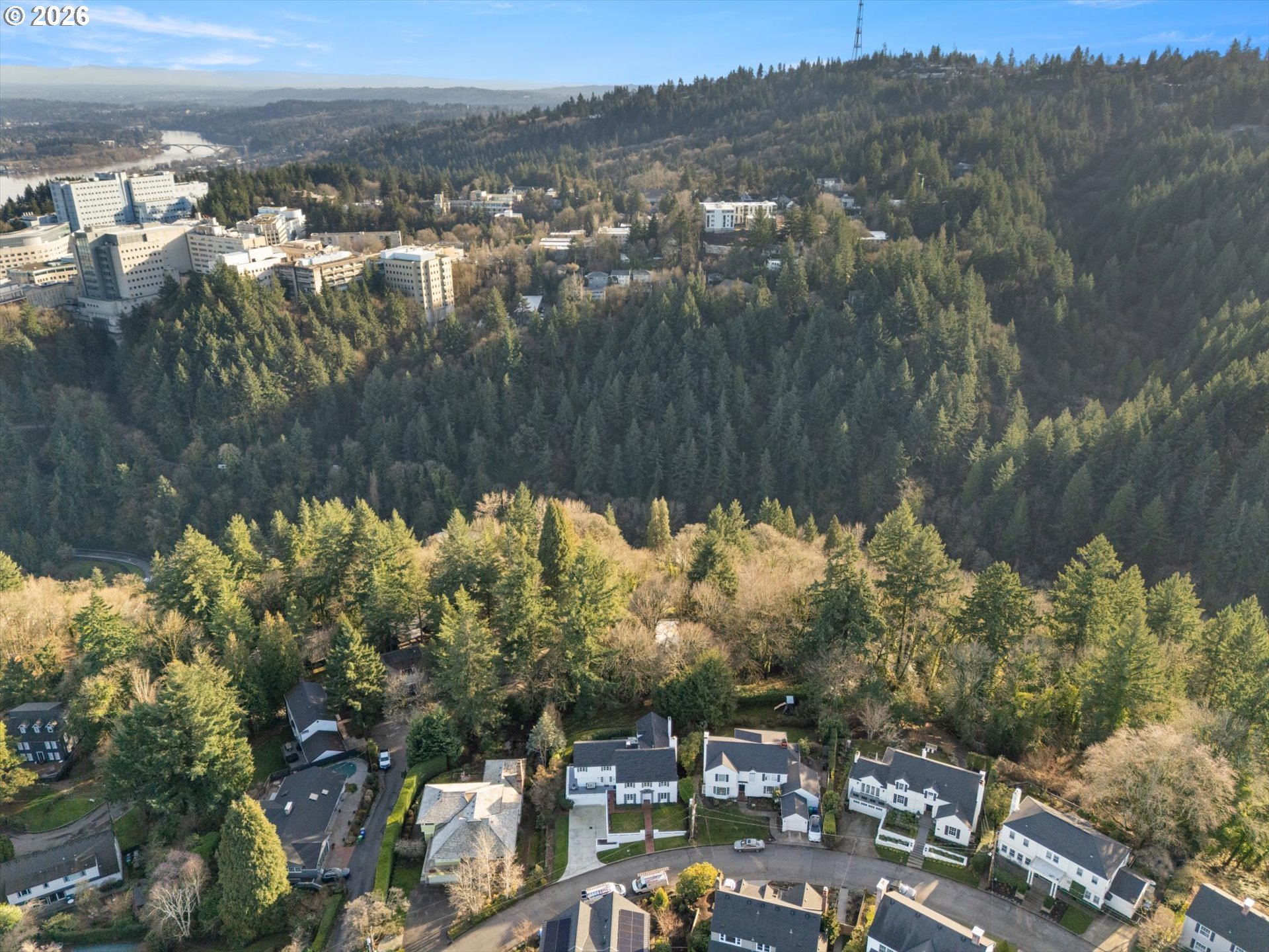 1136 Southwest Davenport Street Portland, OR 97201 - Photo 46 of 48 Drone View/UAV
