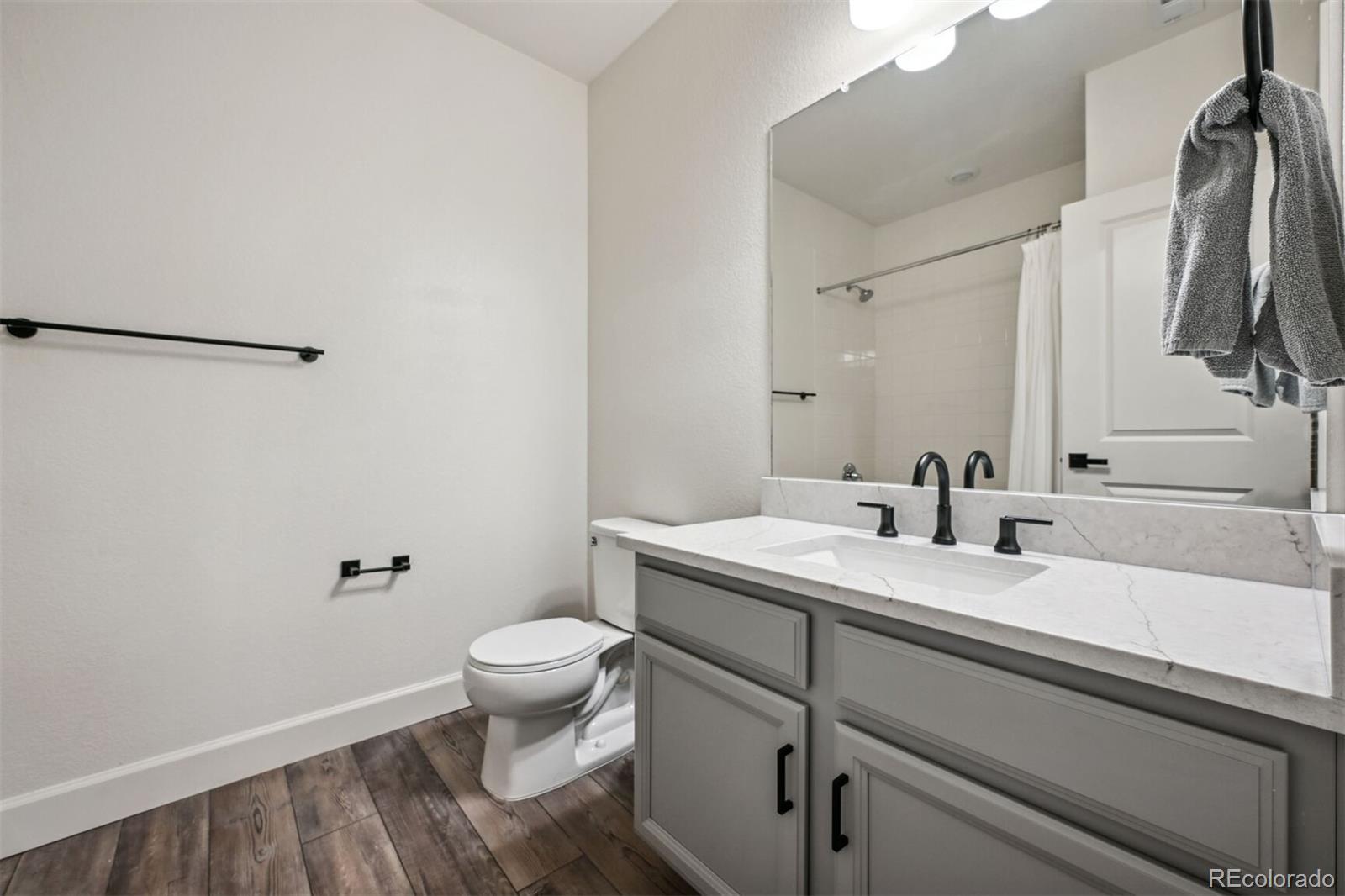 347 Felicity Loop Castle Rock, CO 80109 - Photo 25 of 28 a bathroom with a sink and a toilet