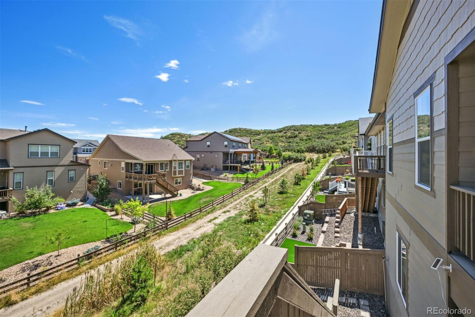 347 Felicity Loop Castle Rock, CO 80109 - Photo 27 of 28 a view of a city from a balcony