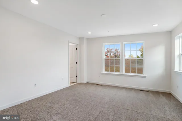 a view of an empty room