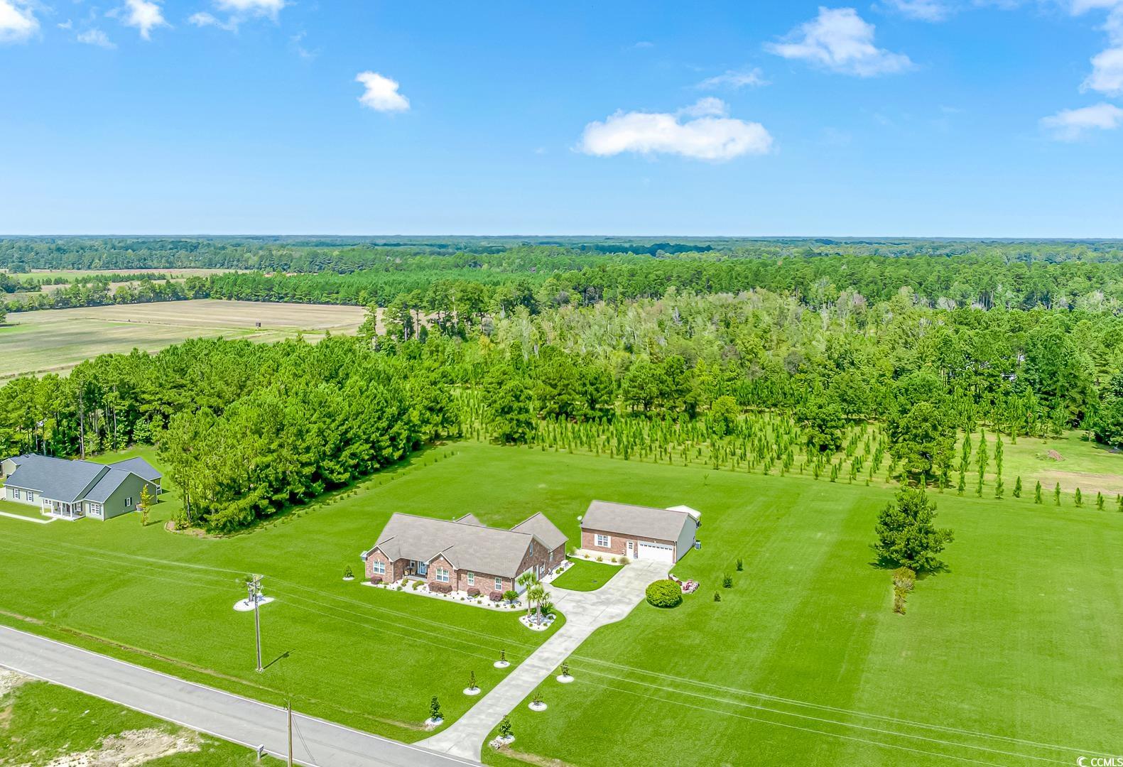 3286 State Rd S-26-777 Loris, SC 29569 - Photo 36 of 40 Birds eye view of property featuring a rural view