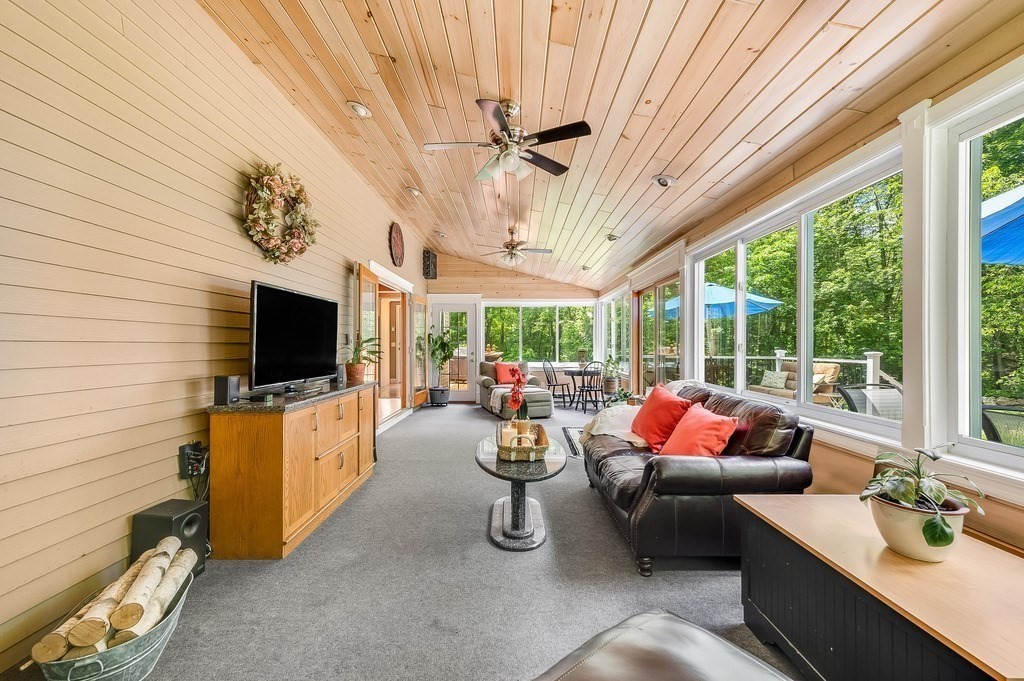 2470 West Street Wrentham, MA 02093 - Photo 21 of 42 a building outdoor space with patio furniture and a potted plant