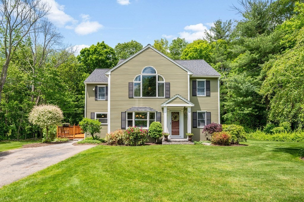 2470 West Street Wrentham, MA 02093 - Photo 3 of 42 a front view of house with yard and green space