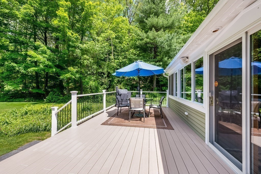 2470 West Street Wrentham, MA 02093 - Photo 35 of 42 a view of balcony with chairs and wooden floor