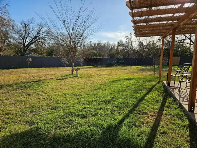 a view of an outdoor space and yard