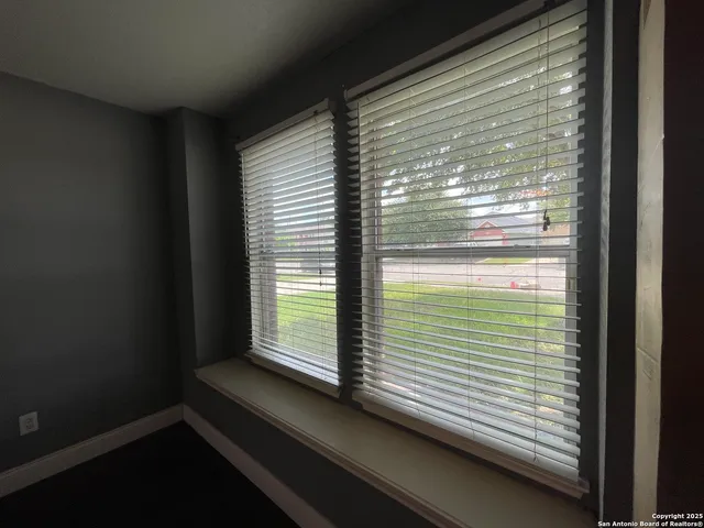 a view of a room with window