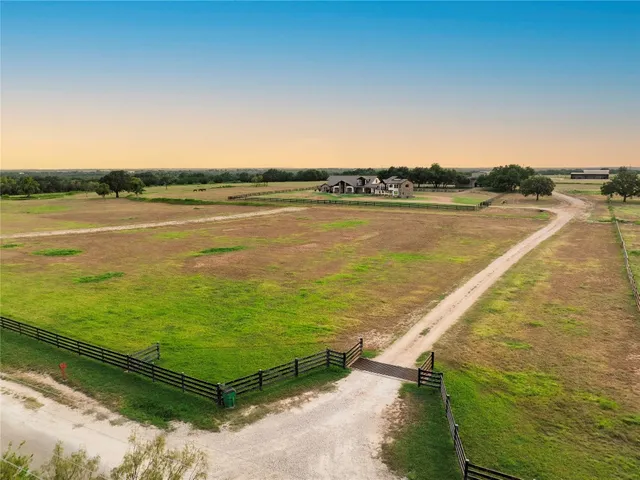 a view of a lake with a outdoor space