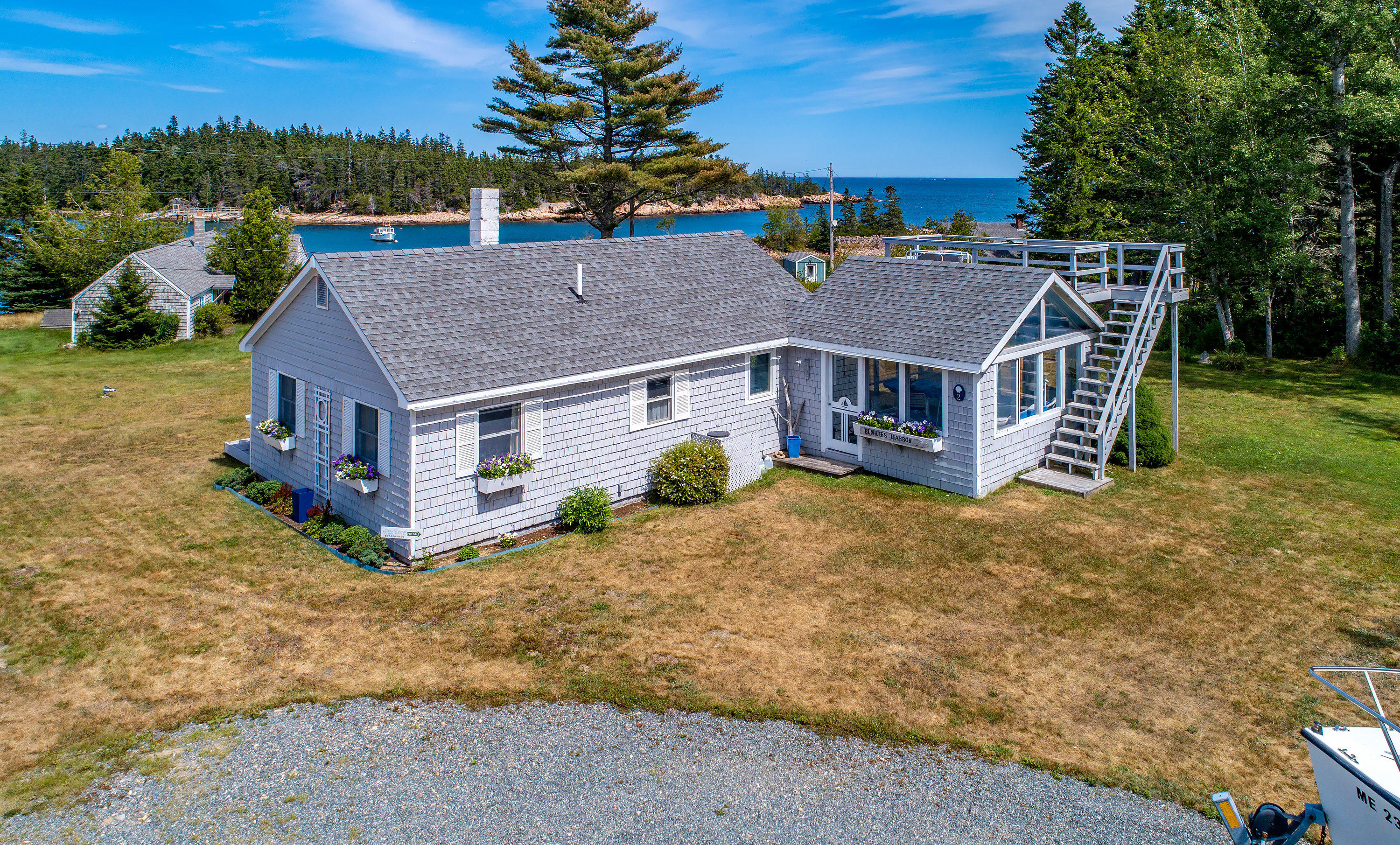 2 Little Pound Road Birch Harbor, ME 04613 - Photo 3 of 38 2 Little Pound Road Front Exterior