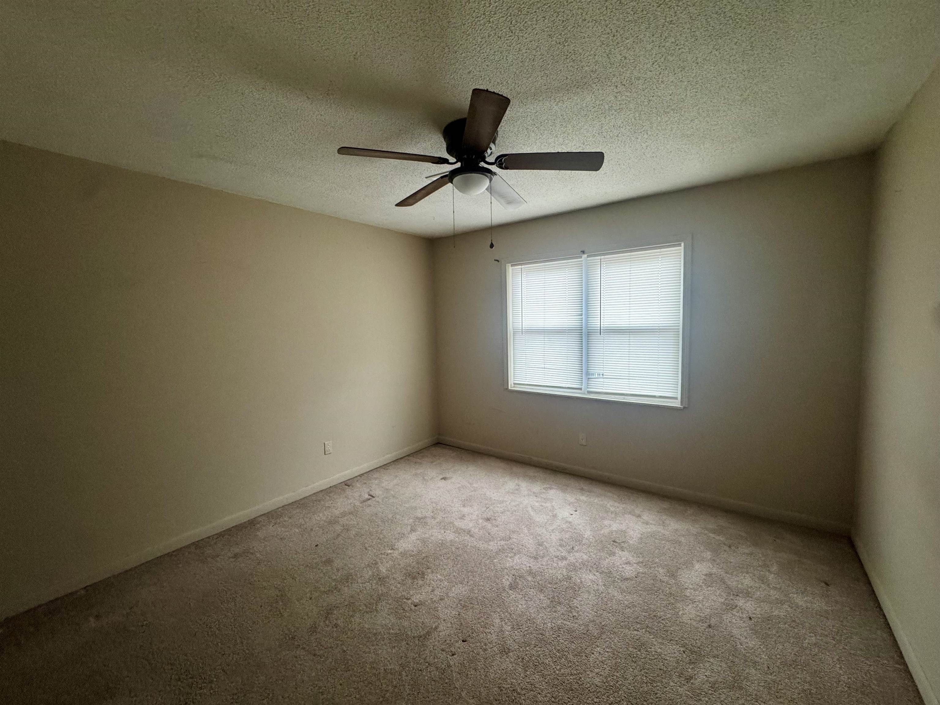 112 Halliburton Street Ripley, TN 38063 - Photo 3 of 5 an empty room with a window and a ceiling fan