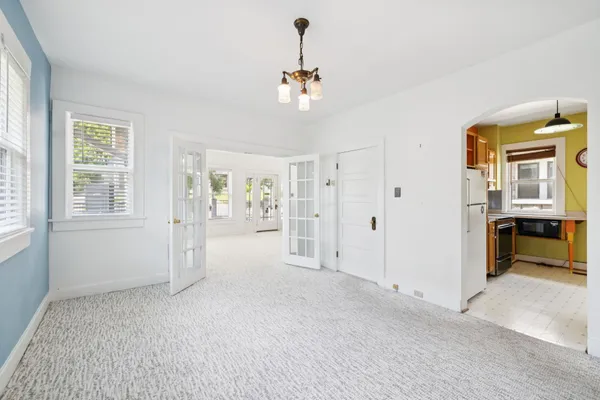 a view of livingroom with hardwood