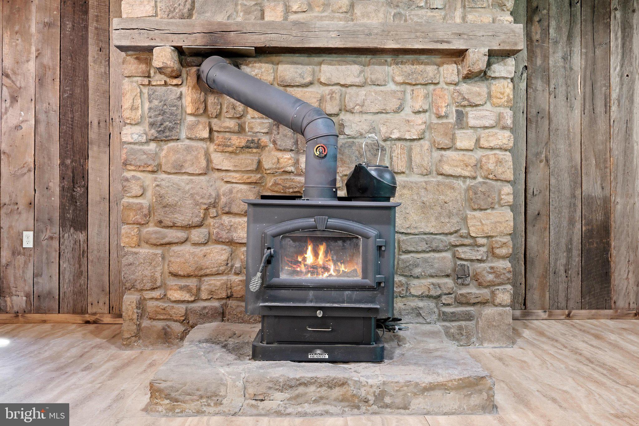 558 Catron Ridge Road Bentonville, VA 22610 - Photo 11 of 59 Cozy woodstove