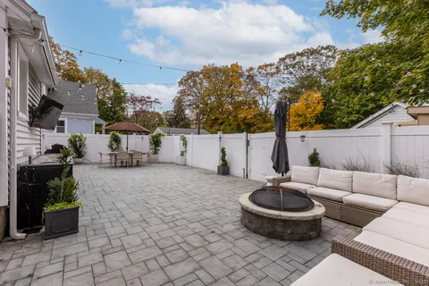 a view of outdoor space and barbecue grill