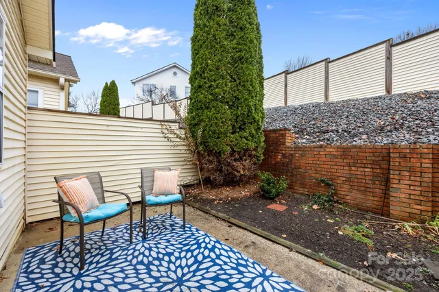 a view of a chairs setting on the deck