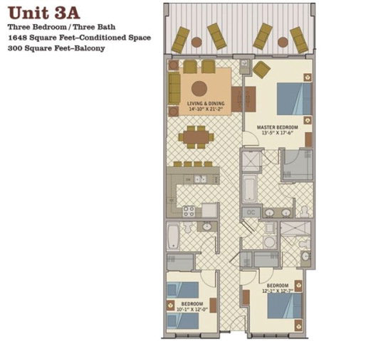4851 Main Street, Unit 616 Orange Beach, AL 36561 - Photo 25 of 25 Floor Plan