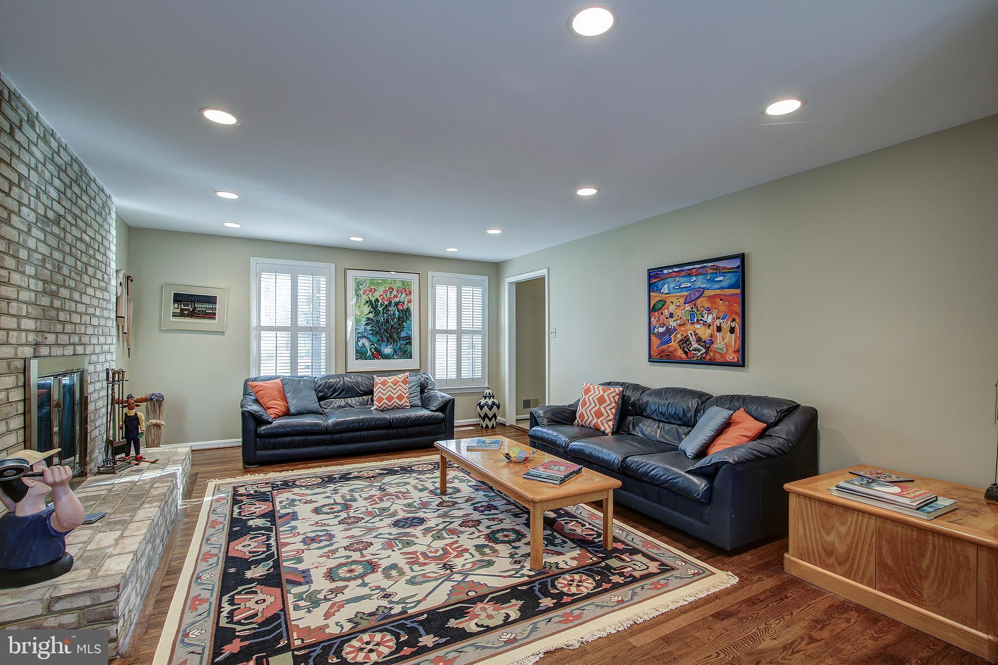 1527 Blue Meadow Road Potomac, MD 20854 - Photo 15 of 35 Family Room with Fireplace